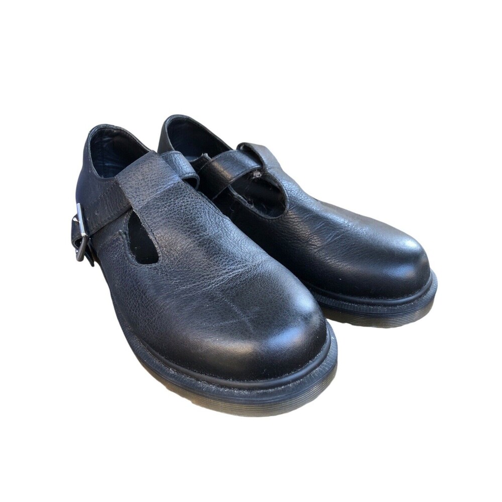 Dr Martens Womens Polley Smooth Mary Jane Comfortable Leather Shoes New Size 8